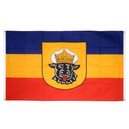 Bandiera fundurente grande 90 x 150 cm bandiera di Honduras da balcone per esterni rinforzata e con 2 occhielli metallici 