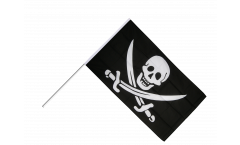 Bandiera da asta Pirata con due spade - 60 x 90 cm