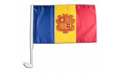Bandiera per auto Andorra - 30 x 40 cm