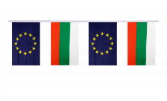 Cordata dell'amicizia Bulgaria - Unione Europea EU - 15 x 22 cm