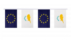 Cordata dell'amicizia Cipro - Unione Europea EU - 15 x 22 cm