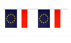 Cordata dell'amicizia Polonia - Unione Europea EU - 15 x 22 cm