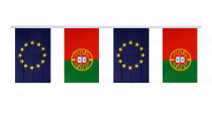 Cordata dell'amicizia Portogallo - Unione Europea EU - 15 x 22 cm