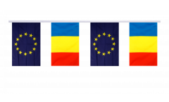 Cordata dell'amicizia Romania - Unione Europea EU - 15 x 22 cm
