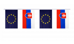 Cordata dell'amicizia Slovacchia - Unione Europea EU - 15 x 22 cm