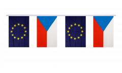 Cordata dell'amicizia Repubblica Ceca - Unione Europea EU - 15 x 22 cm