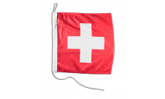 Bandiera da barca Svizzera - 30 x 30 cm