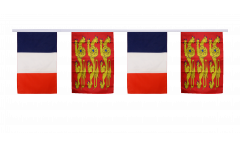 Cordata dell'amicizia Francia - Alta Normandia, treis cats - 30 x 45 cm