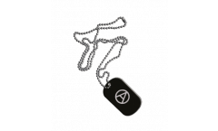 Dog Tag Anarchy Anarchia - 3 x 5 cm