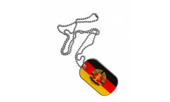 Dog Tag Germania dell'Est - 3 x 5 cm
