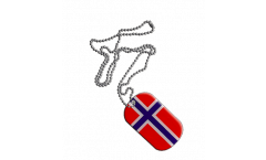 Dog Tag Norvegia - 3 x 5 cm