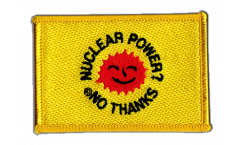 Applicazione Nuclear Power No Thanks - 8 x 6 cm