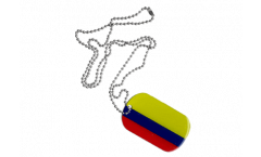 Dog Tag Colombia - 3 x 5 cm
