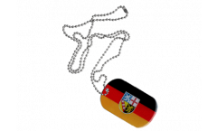 Dog Tag Germania Saarland - 3 x 5 cm