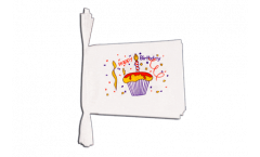 Cordata Happy Birthday torta - 15 x 22 cm
