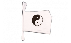 Cordata Ying Yang, bianca - 15 x 22 cm