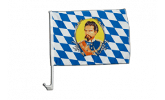 Bandiera per auto Germania Baviera re Ludwig - 30 x 40 cm