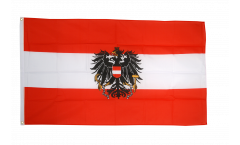 Bandiera Austria con l'aquila