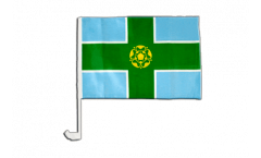 Bandiera per auto Regno Unito Derbyshire - 30 x 40 cm