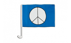 Bandiera per auto Simbolo della pace - 30 x 40 cm