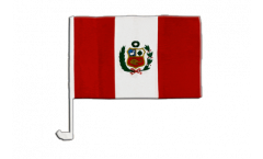 Bandiera per auto Perù - 30 x 40 cm