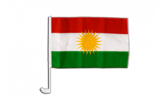 Bandiera per auto Kurdistan - 30 x 40 cm
