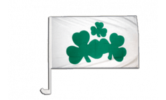 Bandiera per auto Irlanda Shamrock - 30 x 40 cm