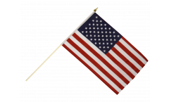 Bandiera da asta USA - Set da 10 - 30 x 45 cm