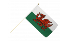 Bandiera da asta Galles - Set da 10 - 30 x 45 cm