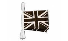 Cordata Regno Unito Union Jack neri - 15 x 22 cm