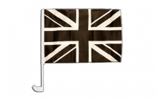 Bandiera per auto Regno Unito Union Jack neri - 30 x 40 cm