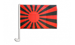 Bandiera per auto Tifosi rossi neri - 30 x 40 cm