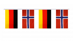 Cordata dell'amicizia Germania - Norvegia - 15 x 22 cm