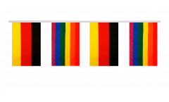 Cordata dell'amicizia Germania - Arcobaleno - 15 x 22 cm