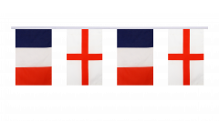 Cordata dell'amicizia Francia - Inghilterra - 15 x 22 cm