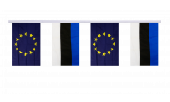 Cordata dell'amicizia Estonia - Unione Europea EU - 15 x 22 cm