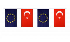 Cordata dell'amicizia Turchia - Unione Europea EU - 15 x 22 cm