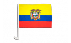 Bandiera per auto Ecuador - 30 x 40 cm