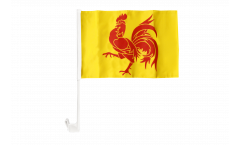 Bandiera per auto Belgio Vallonia - 30 x 40 cm