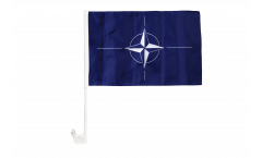 Bandiera per auto NATO - 30 x 40 cm