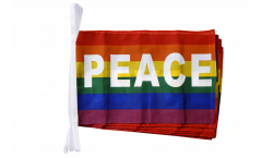 Cordata Arcobaleno con PEACE - 30 x 45 cm