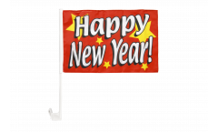 Bandiera per auto Happy New Year - 30 x 40 cm