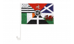 Bandiera per auto Nazioni celtiche - 30 x 40 cm