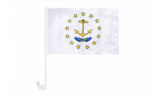 Bandiera per auto USA Rhode Island - 30 x 40 cm