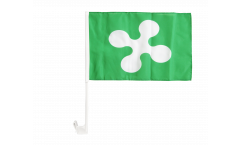 Bandiera per auto Italia Lombardia - 30 x 40 cm