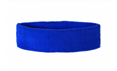 Fascia antisudore Unicolore Azzurra - 6 x 21 cm