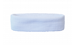Fascia antisudore Unicolore Bianca - 6 x 21 cm