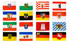 Germania 16 regioni federali set di bandiere - 60 x 90 cm