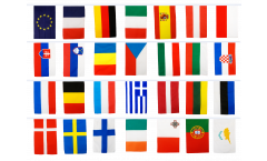 Cordata 28 stati dell'Unione Europea EU - 30 x 45 cm