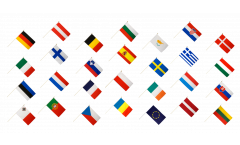 28 stati dell'Unione Europea EU set di bandiere da asta - 60 x 90 cm